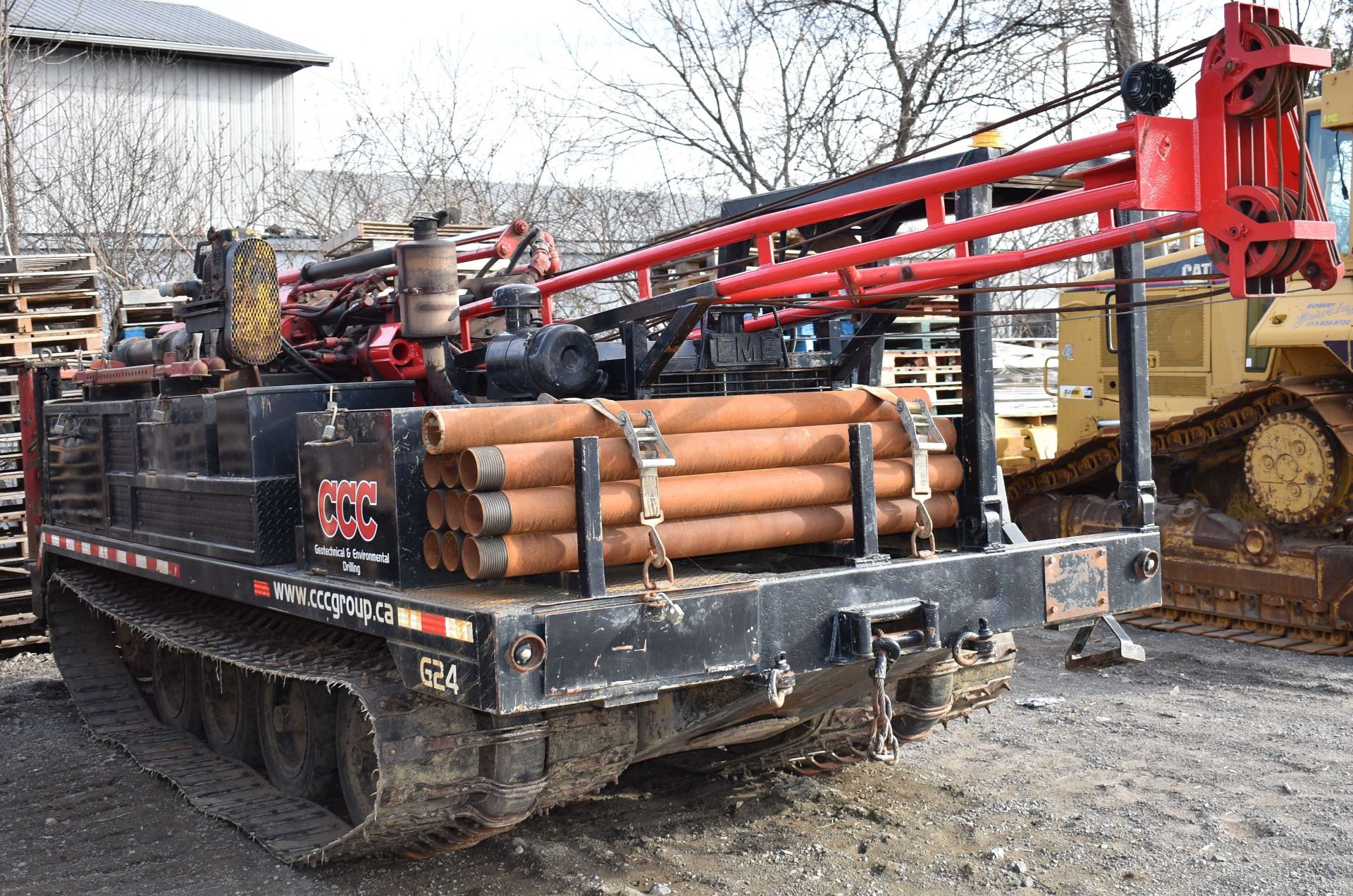 CENTRAL MINE EQUIPMENT MODEL CME 850 TRACK CARRIER MOUNTED DRILL RIG WITH OPEN OPERATOR STATION, - Image 4 of 15