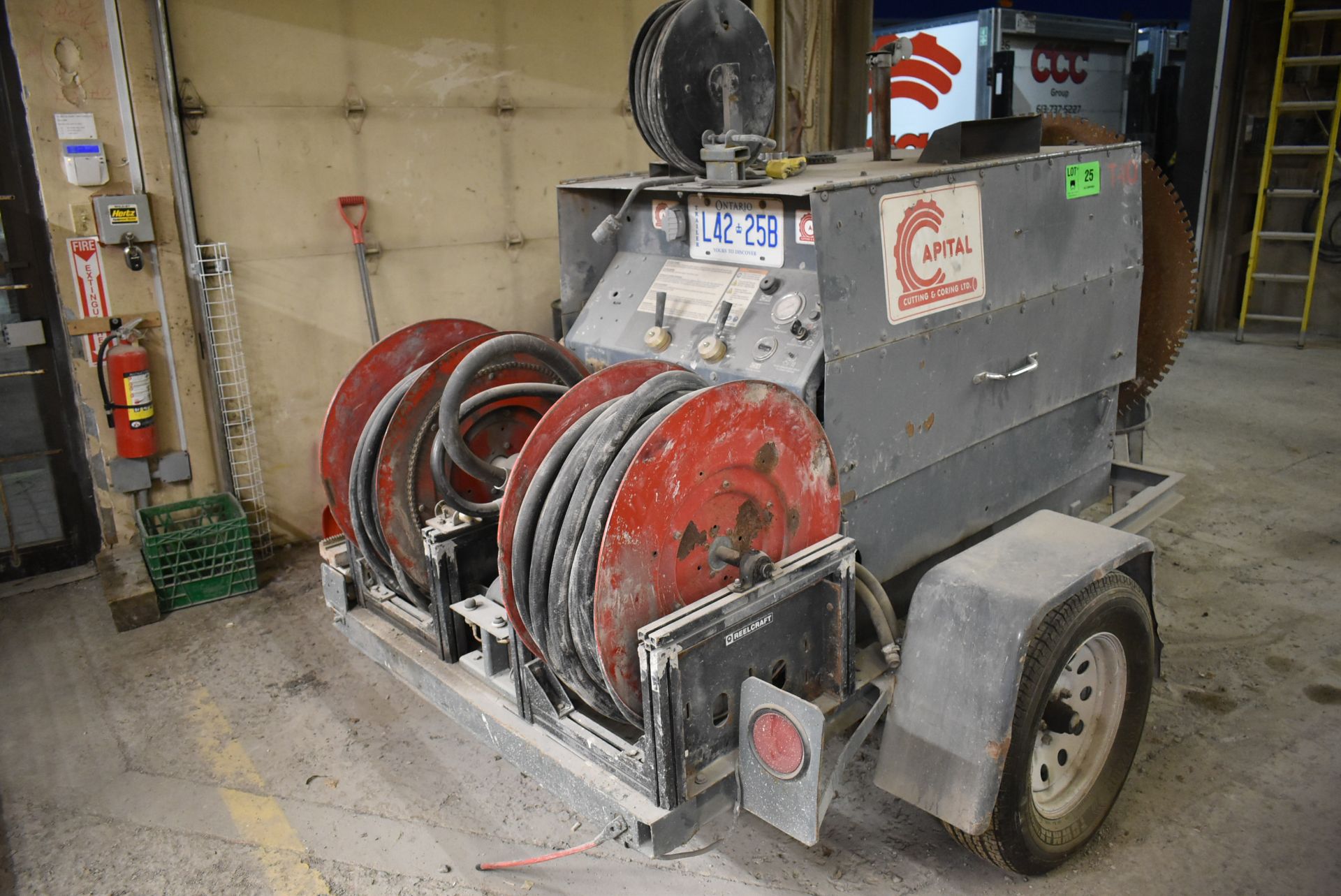 DIAMOND PRODUCTS (2013) DIESEL POWERED TOW-BEHIND HYDRAULIC POWER UNIT WITH 139 HOURS (RECORDED ON - Image 3 of 8