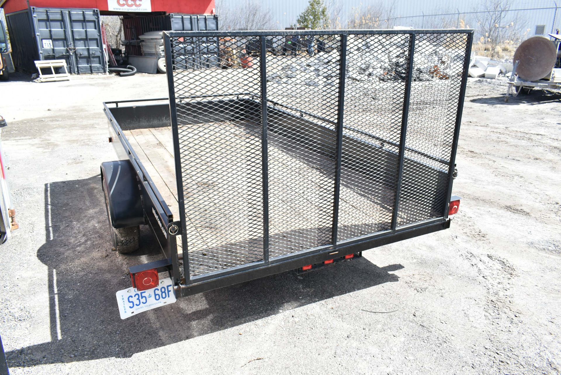 WEBERLANE (2018) EC1272 8' UTILITY TRAILER WITH FOLD DOWN RAMP, 3,000 LB GVWR, VIN: - Image 2 of 6