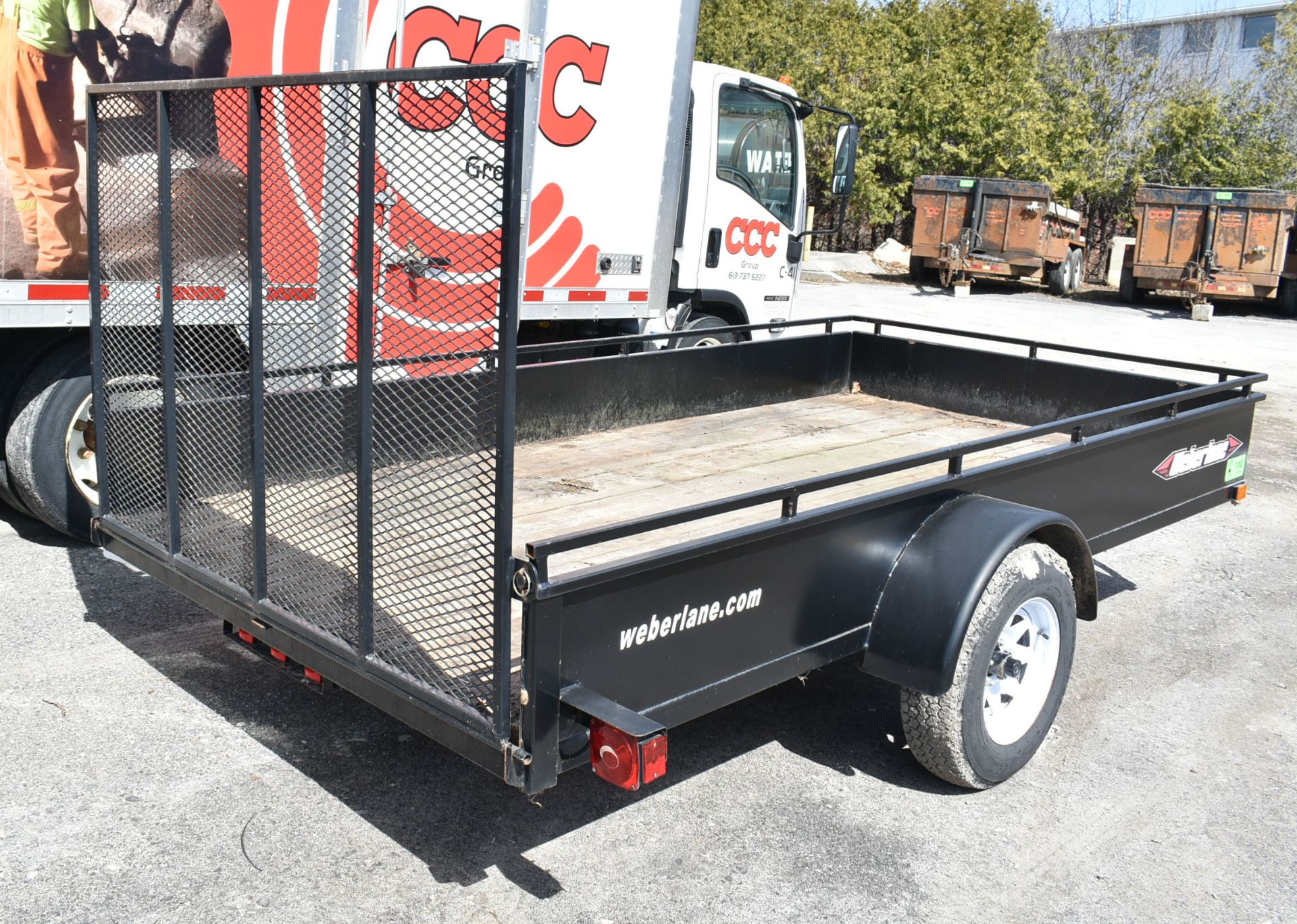 WEBERLANE (2018) EC1272 8' UTILITY TRAILER WITH FOLD DOWN RAMP, 3,000 LB GVWR, VIN: - Image 3 of 6