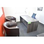LOT/ BALANCE OF ROOM CONSISTING OF DESKS, FILING CABINETS & OFFICE CHAIRS (COMPUTERS & HANDSETS