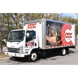 ISUZU (2019) NRR BOX TRUCK WITH ISUZU 5.4 LITER DIESEL ENGINE, AUTO, RWD, DUALLY, 16' BOX, 19,500 LB