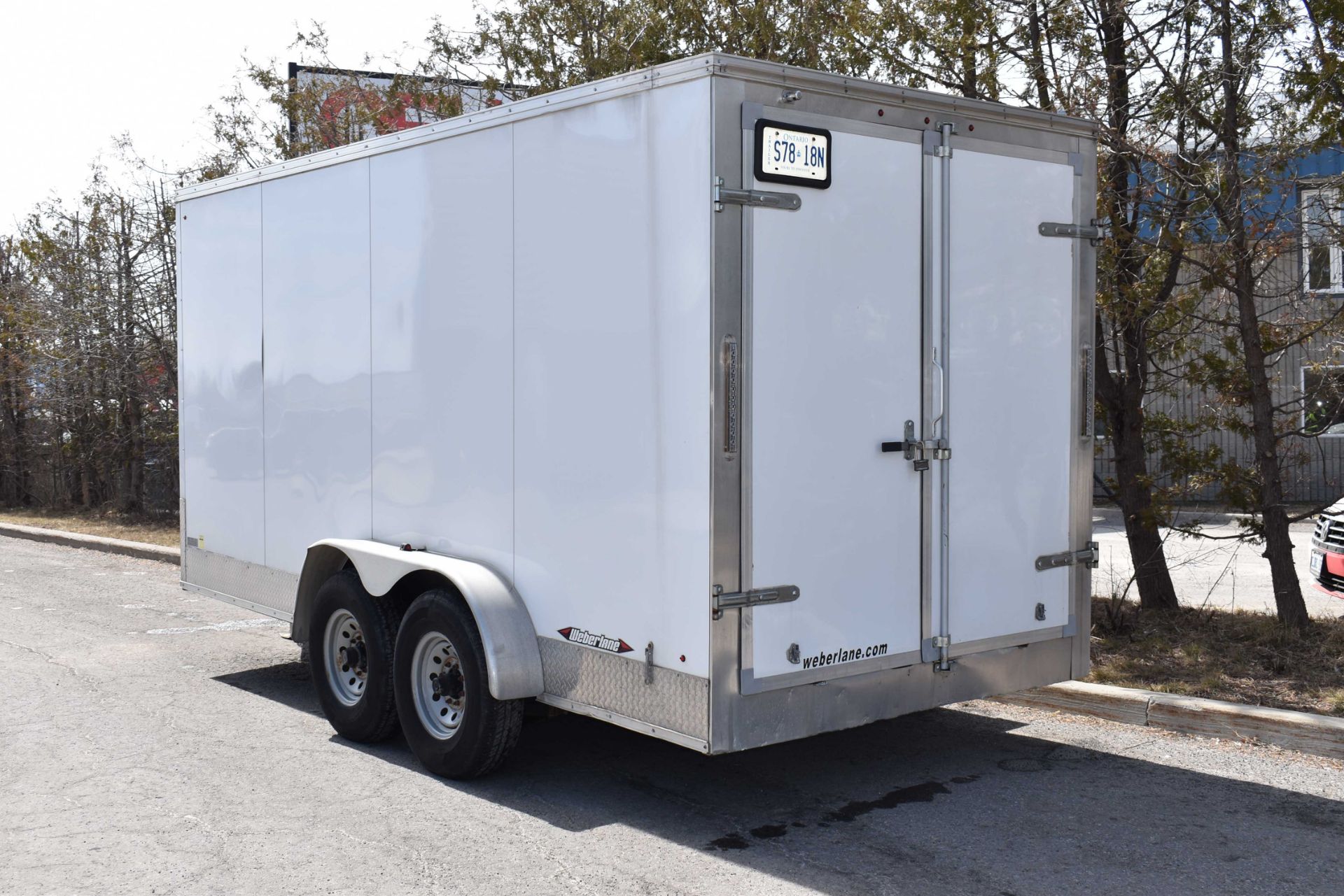 WEBERLANE (2020) W716CCTW TANDEM AXLE ENCLOSED UTILITY TRAILER WITH RAMPS, 15,652 LB GVWR, VIN: - Image 3 of 14