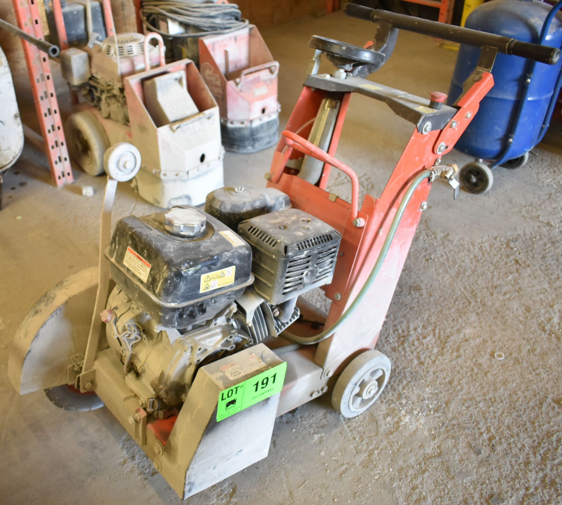 HUSQVARNA (2013) FS400LV 17" GAS POWERED WALK BEHIND CONCRETE SAW WITH SPEEDS TO 3,000 RPM, 11 HP