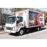 ISUZU (2020) NRR BOX TRUCK WITH ISUZU 5.4 LITER DIESEL ENGINE, AUTO, RWD, DUALLY, 16' BOX, 19,500 LB