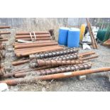 LOT/ AUGERS WITH CASINGS