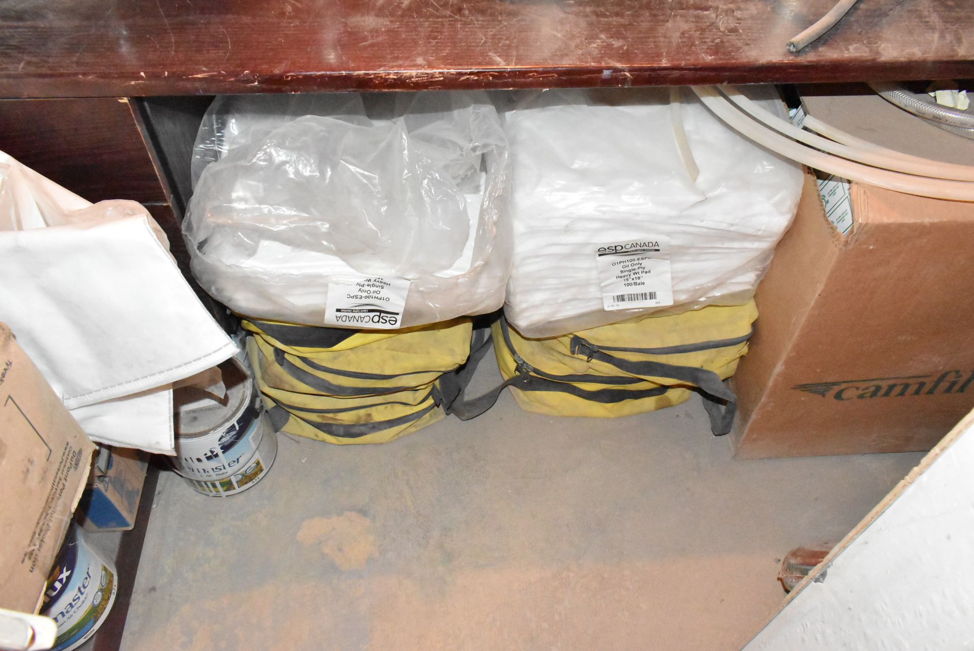 LOT/ CONTENTS OF STORAGE ROOM CONSISTING OF GLOVES, PPE, WATER COOLERS & HILTI FASTENERS - Image 5 of 6