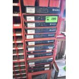 LOT/ WURTH PARTS STORAGE CABINET WITH CONTENTS