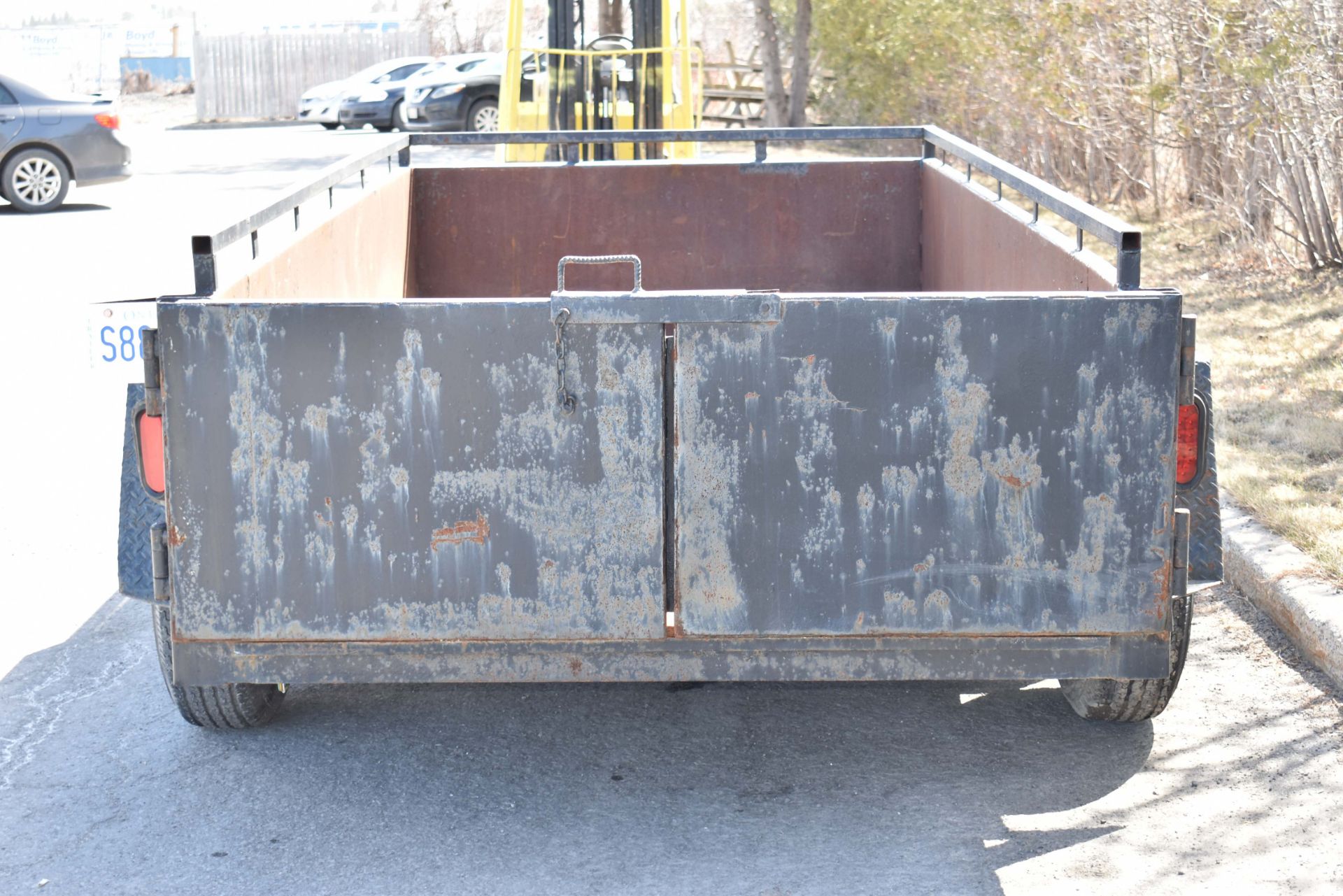 MFG UNKNOWN (2010) 8' TANDEM AXEL UTILITY TRAILER, VIN: 313466345 (UNIT T-07) - Image 4 of 16