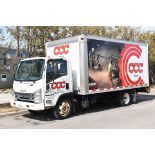 ISUZU (2019) NRR BOX TRUCK WITH ISUZU 5.4 LITER DIESEL ENGINE, AUTO, RWD, DUALLY, 16' BOX, 19,500 LB