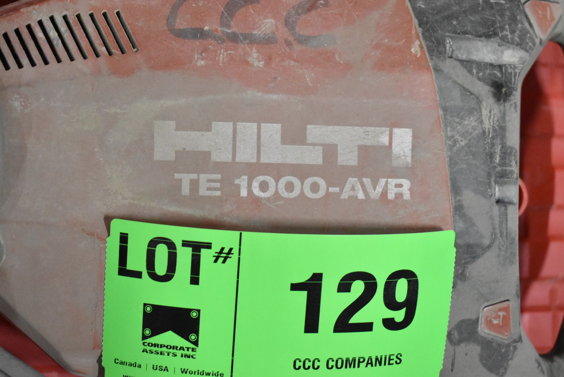 HILTI TE1000-AVR ELECTRIC JACK HAMMER WITH CASE, S/N N/A - Image 2 of 3