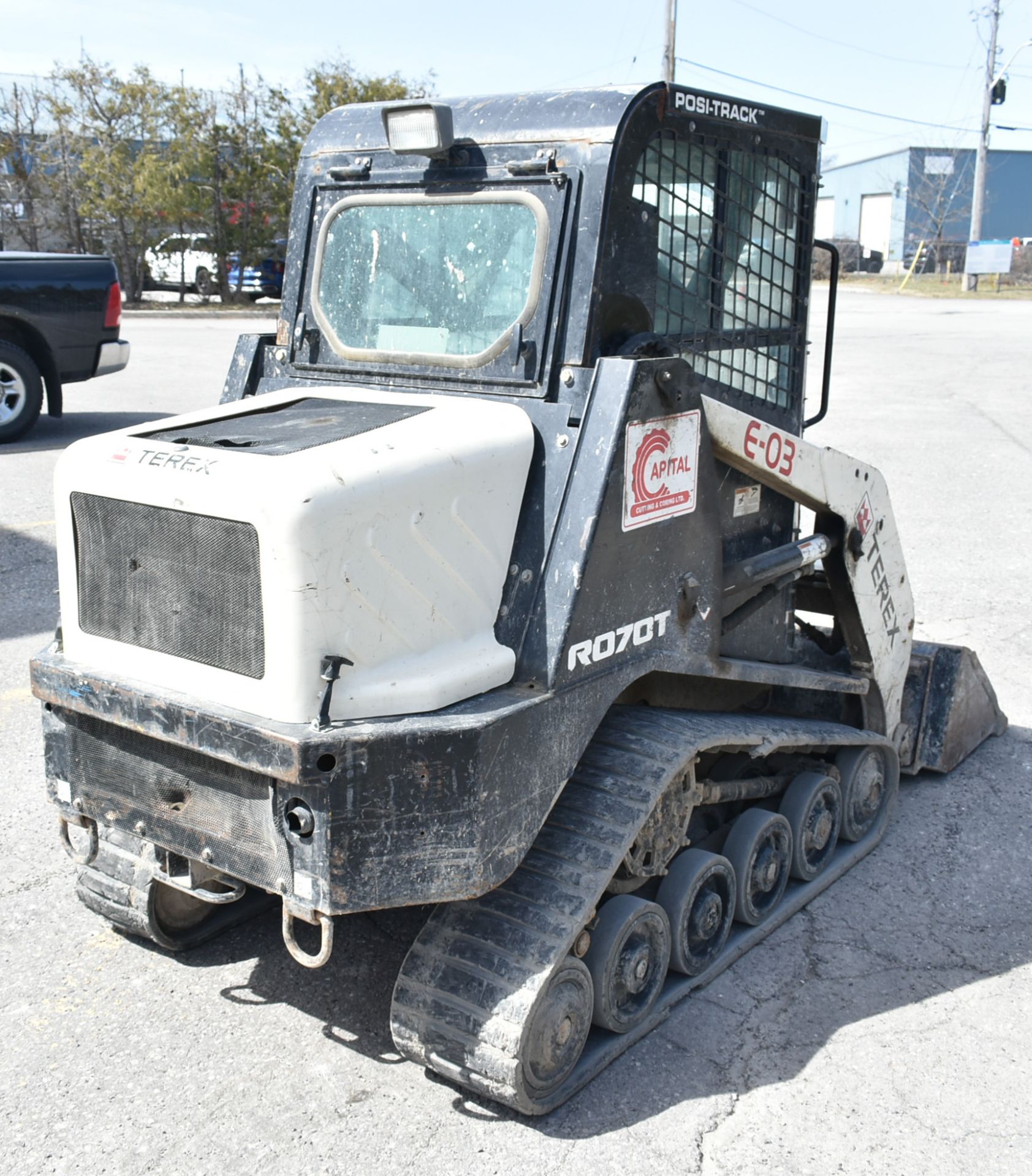 TEREX R070T COMPACT SKID STEER WITH THIRD VALVE, 1,143 HOURS (RECORDED ON METER AT TIME OF LISTING), - Image 3 of 11