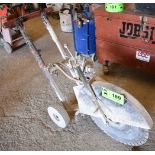 MFG UNKNOWN 24" WALK BEHIND HYDRAULIC CONCRETE SAW, S/N N/A