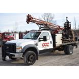 FORD (2007) F-550 SUPER DUTY MOBILE DRILL RIG WITH V8 POWER STROKE ENGINE, 258,966 KM (RECORDED ON