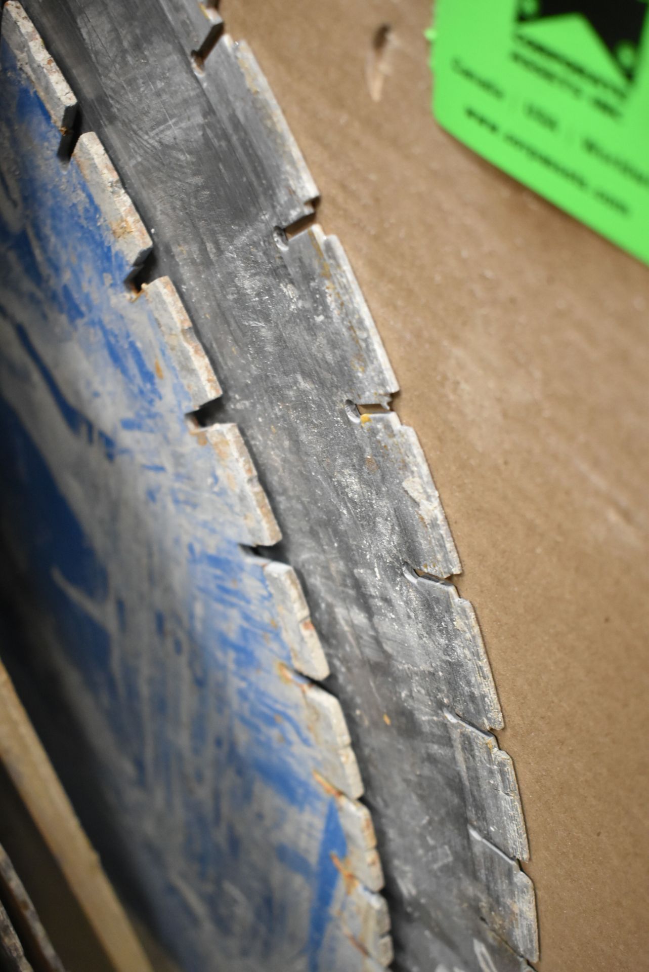 LOT/ DIAMOND SAW BLADES RANGING FROM 32"-36" - Image 2 of 2