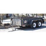 MFG UNKNOWN (2010) 8' TANDEM AXEL UTILITY TRAILER, VIN: 313466345 (UNIT T-07)