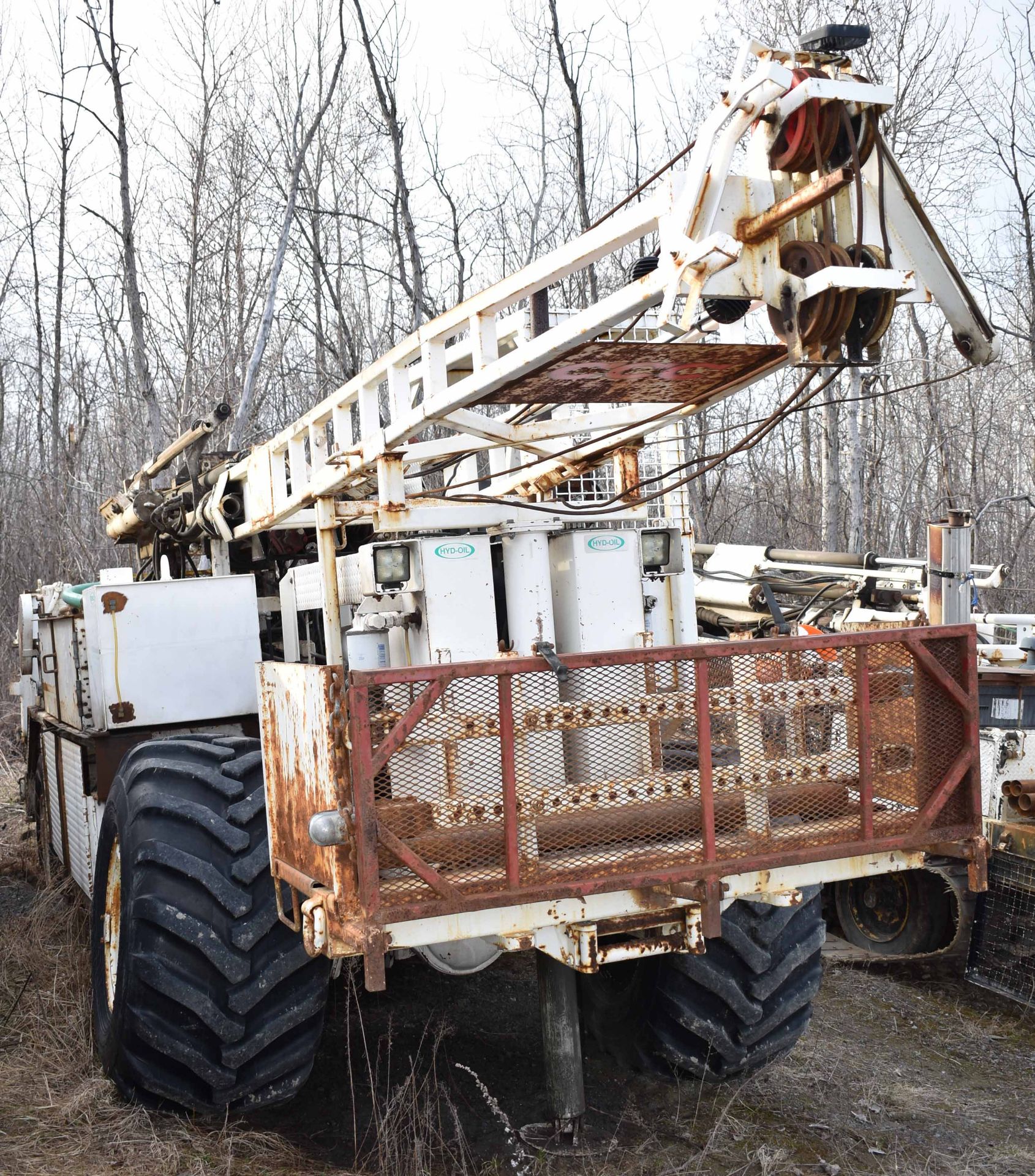 CENTRAL MINE EQUIPMENT MODEL CME 750 ATV RUBBER TIRE MOUNTED DRILL RIG WITH OPEN OPERATOR STATION, - Image 5 of 16