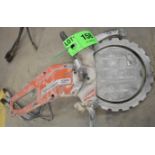 HUSQVARNA K3600 HYDRAULIC POWERED QUICK CUT SAW, S/N N/A