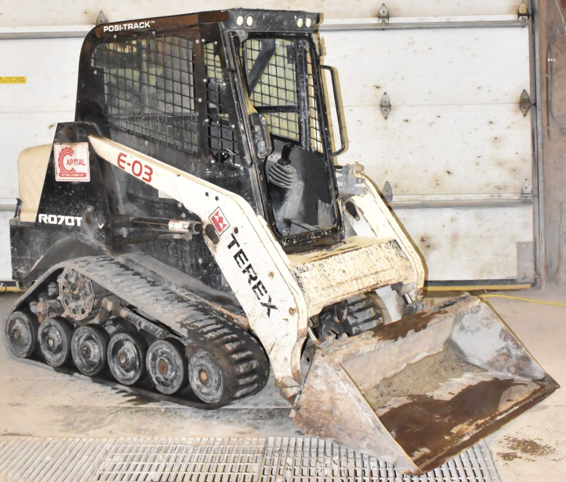 TEREX R070T COMPACT SKID STEER WITH THIRD VALVE, 1,143 HOURS (RECORDED ON METER AT TIME OF LISTING), - Image 5 of 11