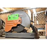 RIDGID ABRASIVE CHOP SAW, S/N N/A