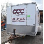 PULLRITE (2014) E-14 7' X 14' TANDEM AXLE ENCLOSED UTILITY TRAILER WITH 10,020 LB GVWR, VIN: