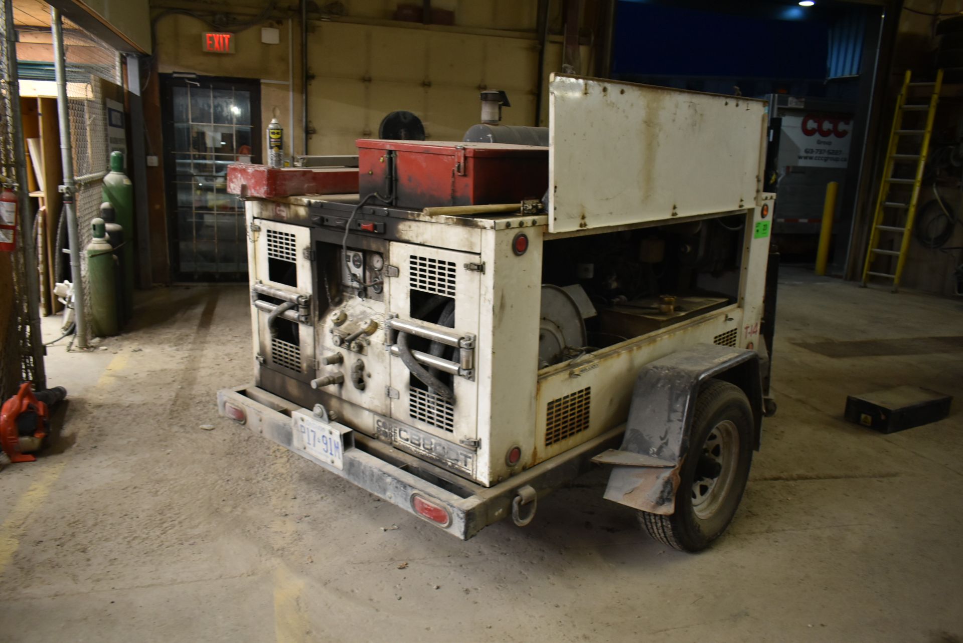 DIAMOND PRODUCTS CORE BORE CB80DT DIESEL POWERED TOW-BEHIND HYDRAULIC POWER UNIT WITH 1036 HOURS ( - Image 3 of 7