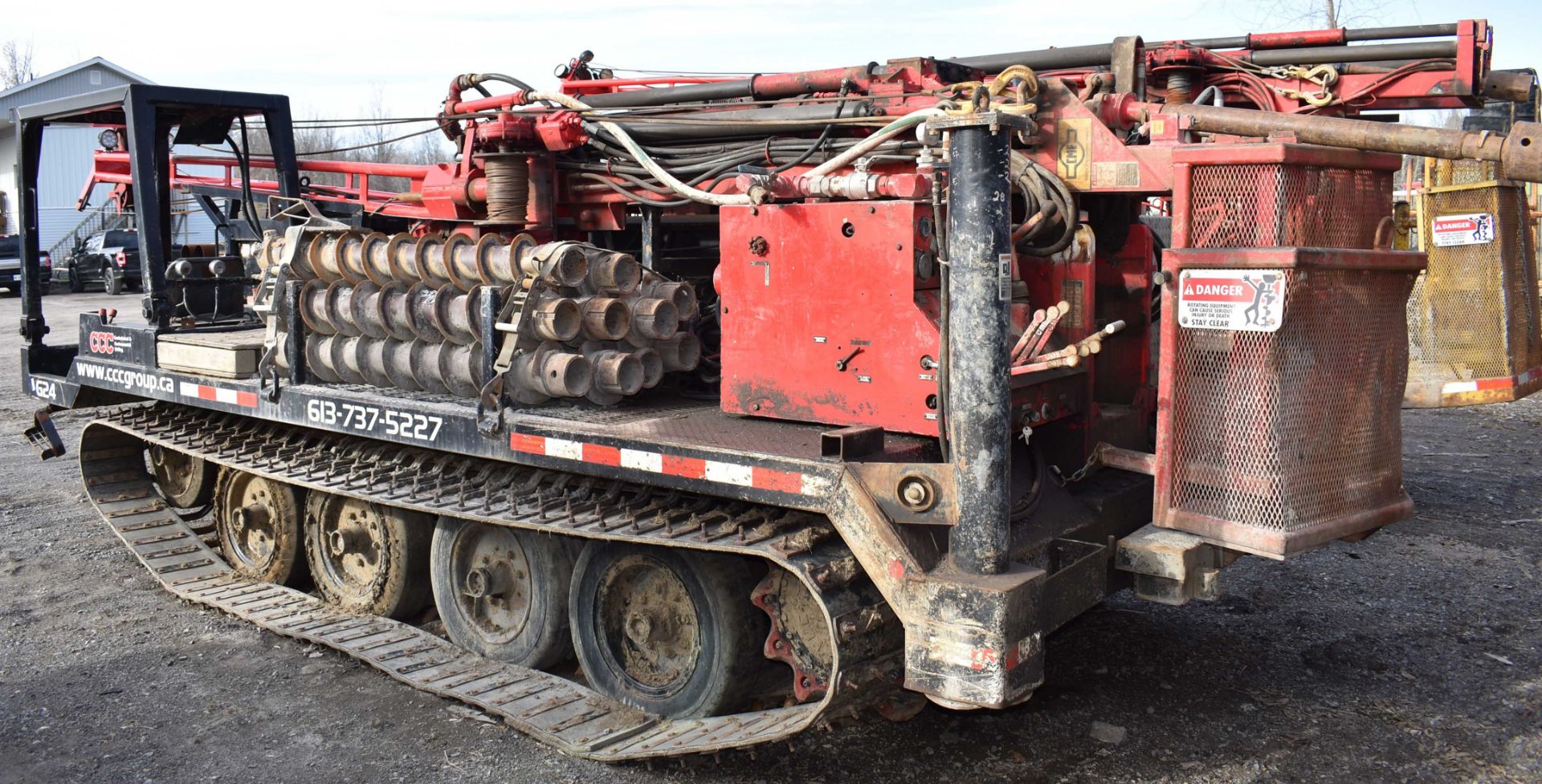 CENTRAL MINE EQUIPMENT MODEL CME 850 TRACK CARRIER MOUNTED DRILL RIG WITH OPEN OPERATOR STATION, - Image 8 of 15