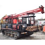 CENTRAL MINE EQUIPMENT MODEL CME 55 TRACK CARRIER MOUNTED DRILL RIG WITH OPEN OPERATOR STATION,