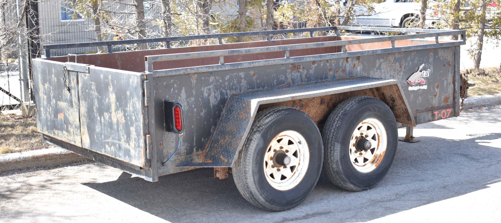 MFG UNKNOWN (2010) 8' TANDEM AXEL UTILITY TRAILER, VIN: 313466345 (UNIT T-07) - Image 10 of 16