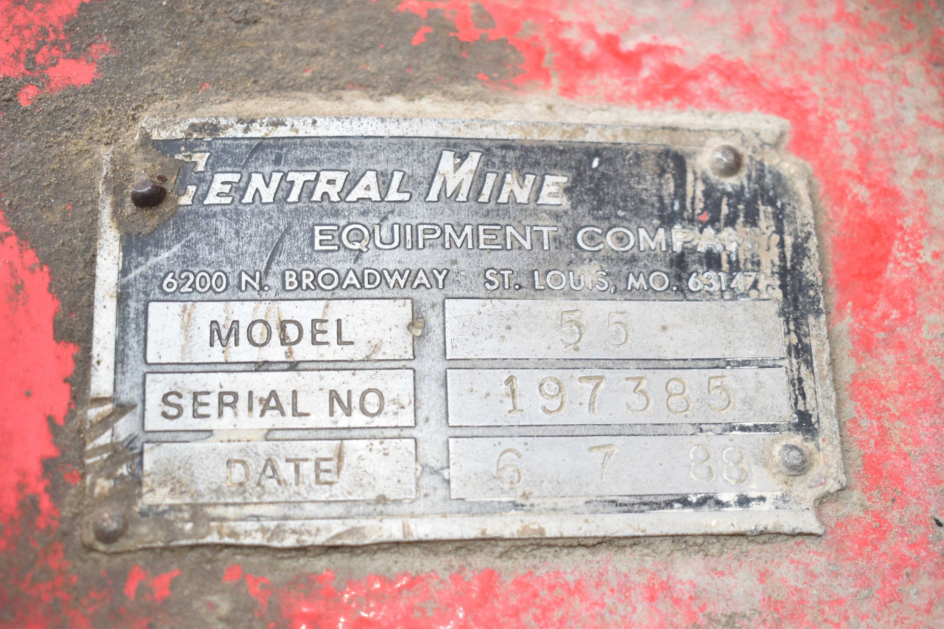 CENTRAL MINE EQUIPMENT MODEL CME 55 TRACK CARRIER MOUNTED DRILL RIG WITH OPEN OPERATOR STATION, - Image 17 of 17