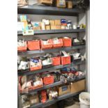 LOT/ SHELF WITH CONTENTS CONSISTING OF HILTI PARTS & COMPONENTS