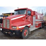 KENWORTH (1998) T800 TANDEM AXLE WATER TANKER TRUCK WITH CATERPILLAR C10 DIESEL ENGINE, EATON FULLER