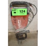 HILTI TE1500-AVR ELECTRIC JACK HAMMER, S/N N/A