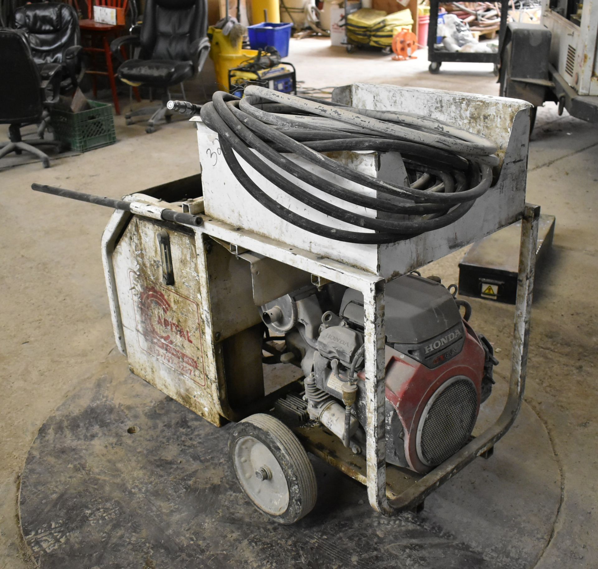 DIAMOND PRODUCTS CORE BORE CB21 PORTABLE HYDRAULIC POWER UNIT WITH HONDA GX660 GASOLINE ENGINE, S/N: - Image 2 of 6