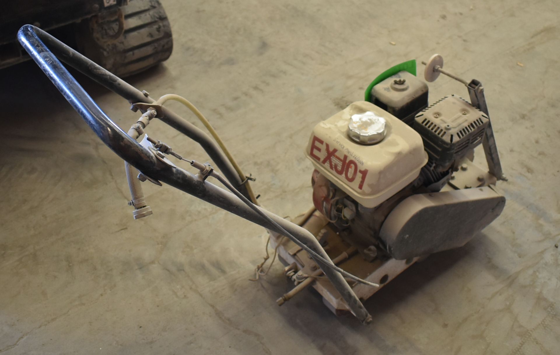 MFG UNKNOWN 8" GAS POWERED WALK BEHIND CONCRETE SAW WITH HONDA GX160 GAS POWERED MOTOR, S/N N/A - Image 3 of 4