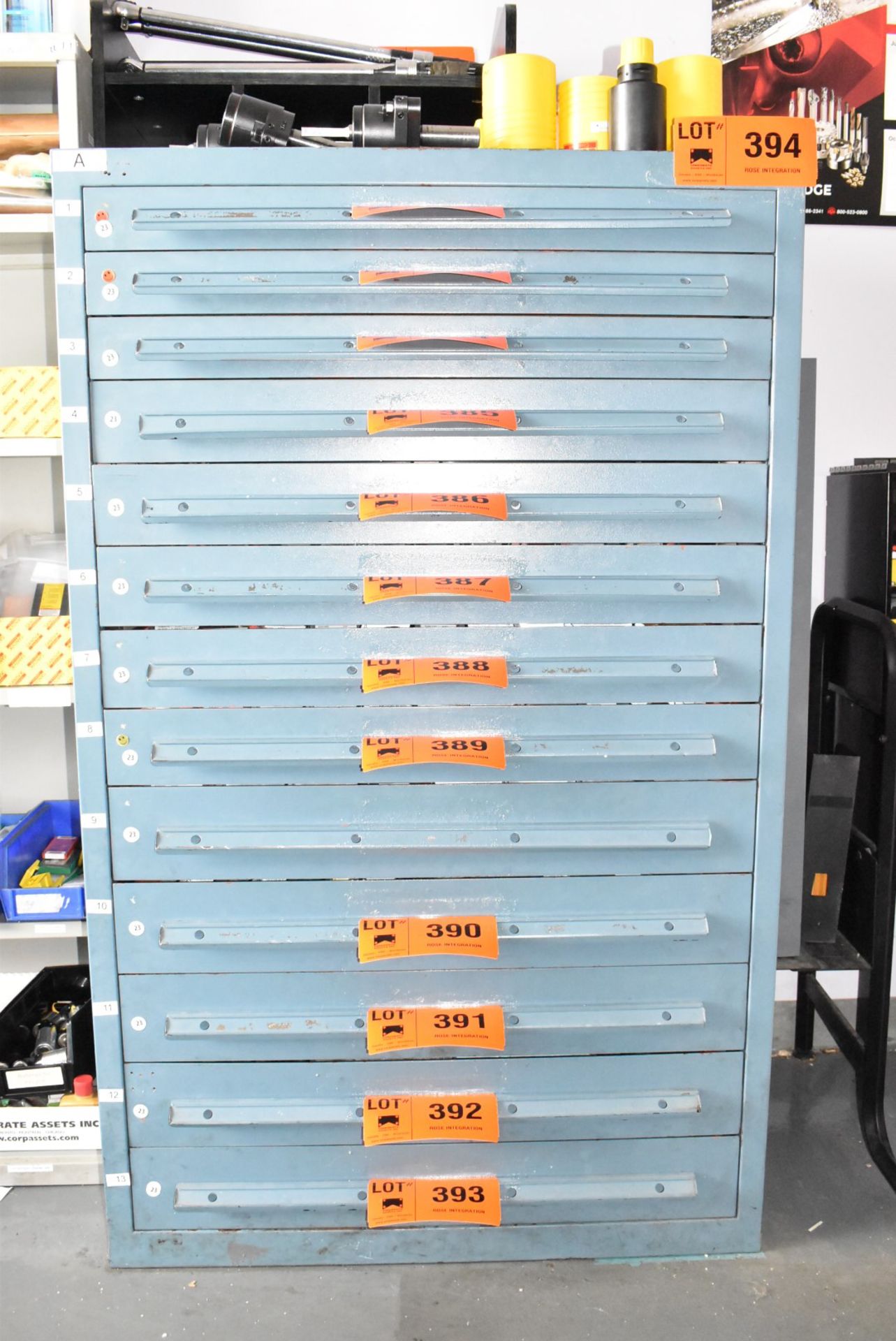 13-DRAWER TOOL CABINET, S/N N/A (NO CONTENTS - DELAYED DELIVERY)