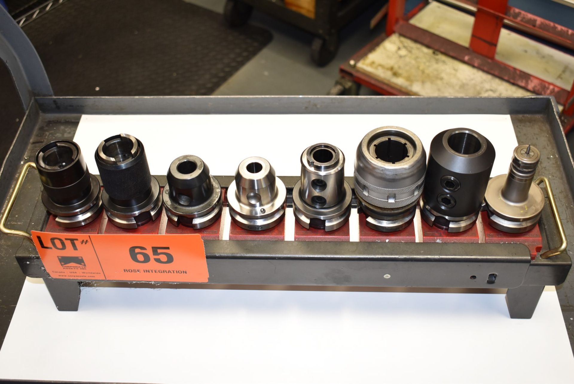 LOT/ (8) BT 40 TOOL HOLDERS