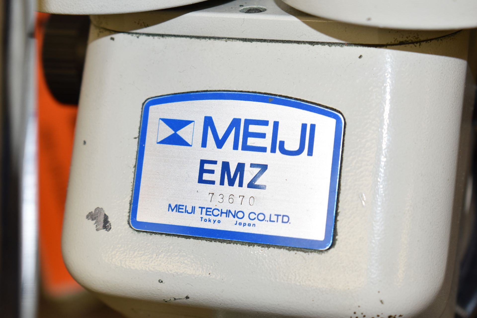 MEIJI EMZ STEREO MICROSCOPE, S/N 73670 [RIGGING FEE FOR LOT #206 - $30 USD PLUS APPLICABLE TAXES] - Image 3 of 4