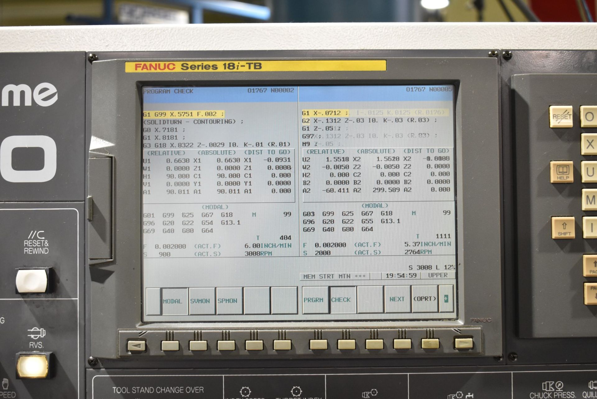 NAKAMURA-TOME (2006) WT-150 MMYS MULTI-AXIS OPPOSED SPINDLE AND TWIN TURRET CNC MULTI-TASKING CENTER - Image 9 of 15