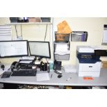 LOT/ PACKAGING STATION WITH PRINTER & COMPUTER