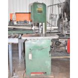 VERTICUT 114-A VERTICAL BANDSAW WITH 18.5" X 30.25" TABLE, _ HP MOTOR, 115V/1PH/60HZ, S/N 1556 (CI)