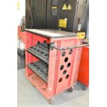 ROLLING 40 TAPER TOOL HOLDER STORAGE CART, S/N N/A