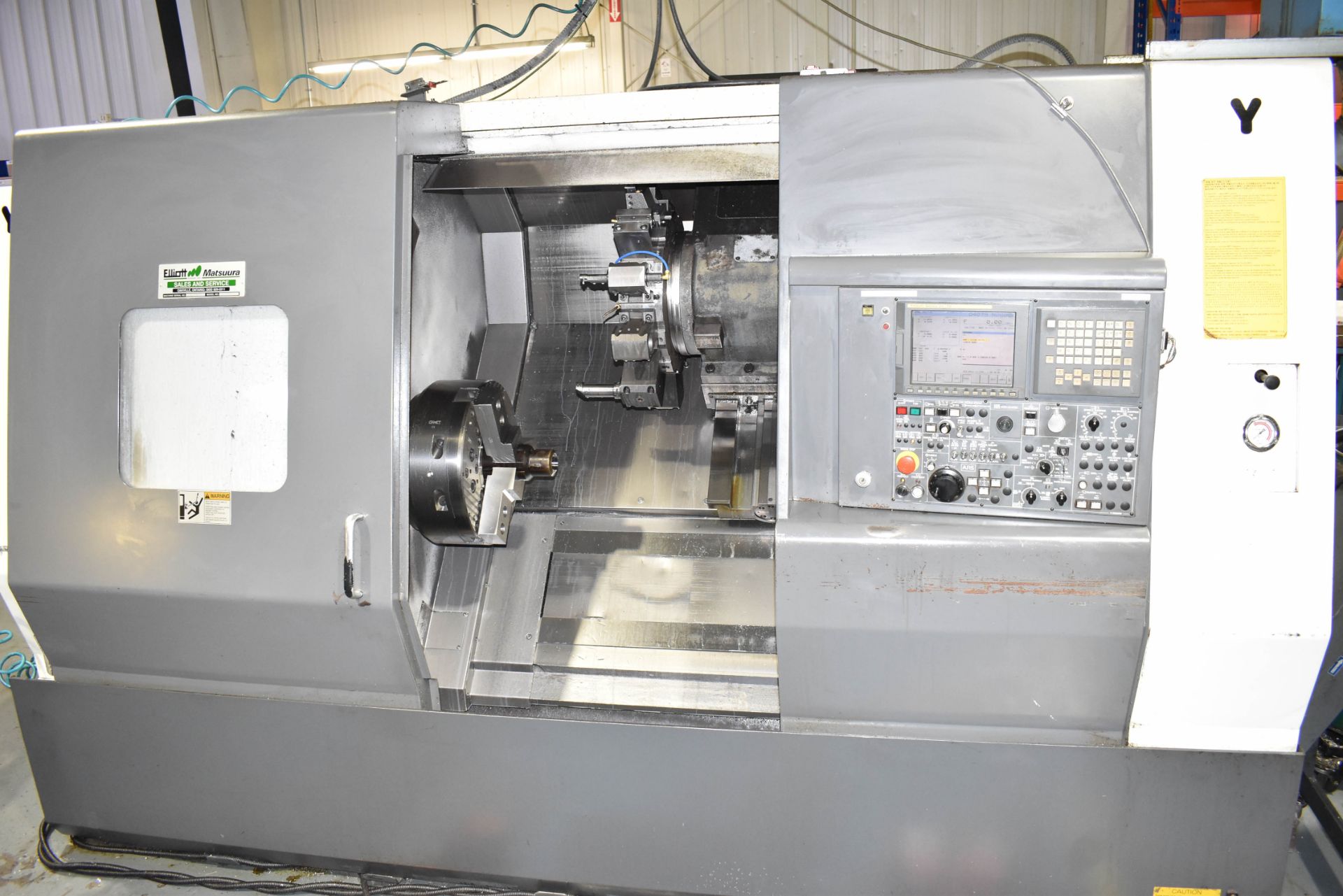 NAKAMURA-TOME (2009) SC-450 CNC TURNING CENTER WITH FANUC SERIES 21I-TB CNC CONTROL, 31.88" SWING