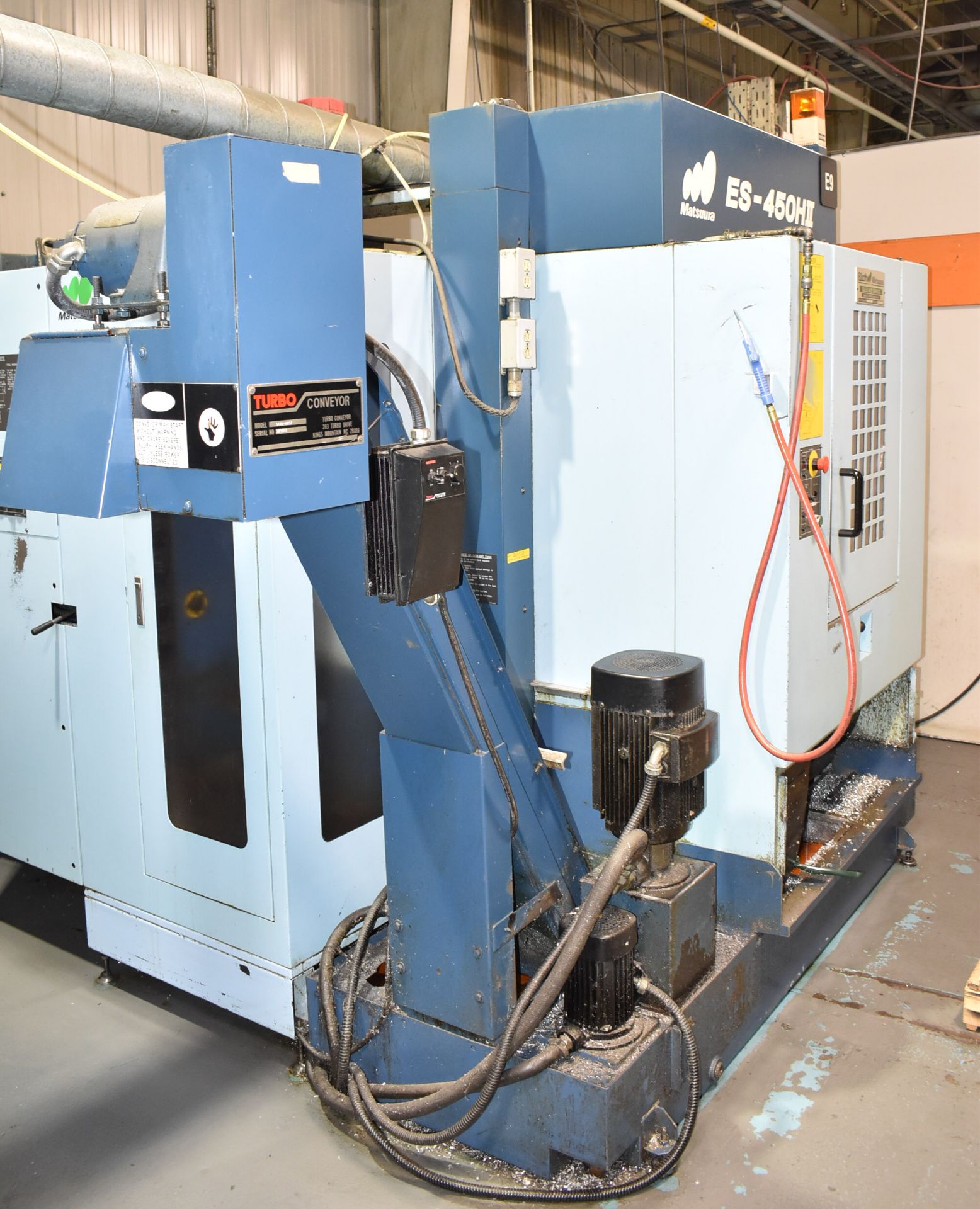 MATSUURA (2000) ES 450 H2 TWIN-PALLET HIGH-SPEED CNC HORIZONTAL MACHINING CENTER WITH FANUC SERIES - Image 9 of 13