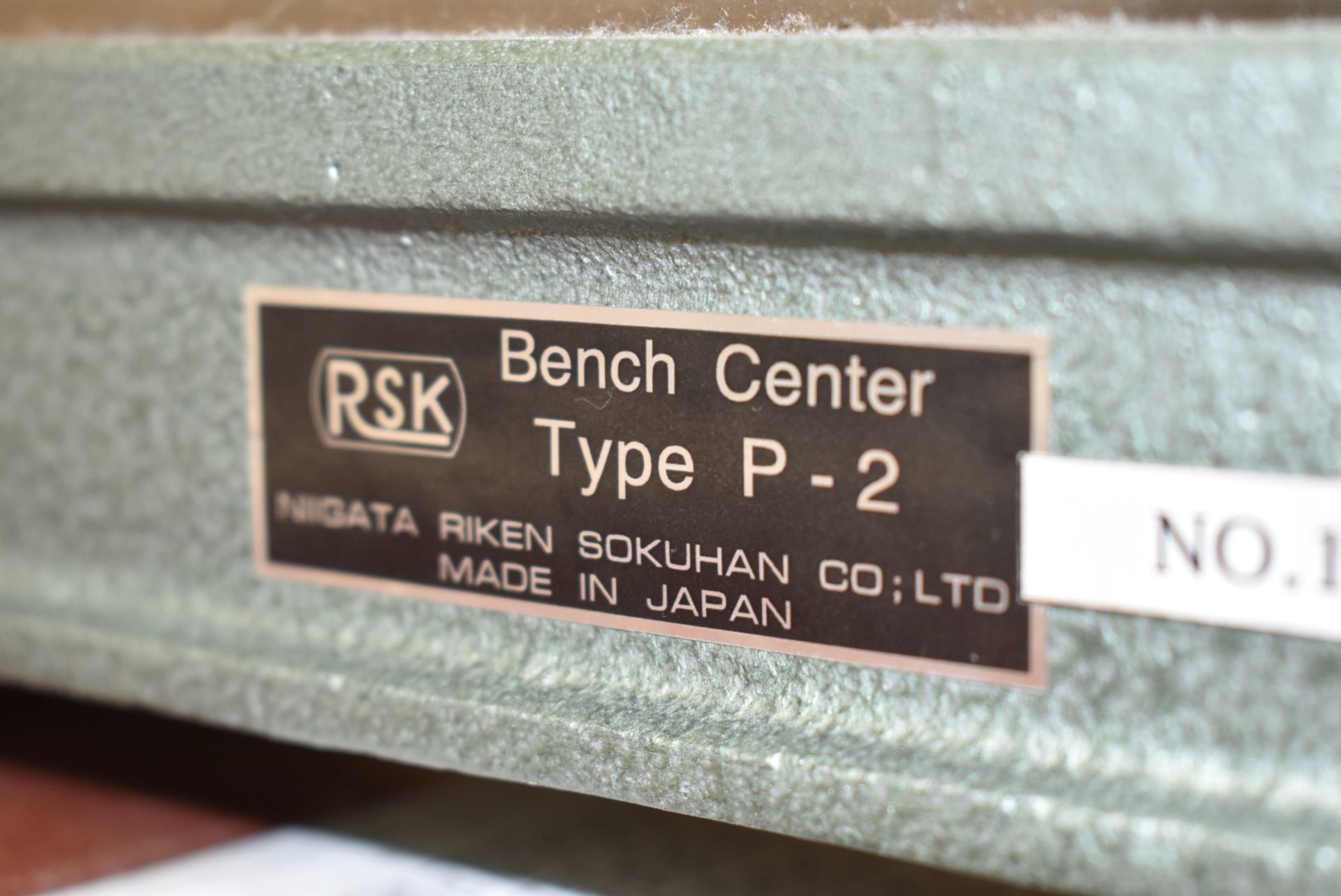 NIGATA RSK TYPE P-2 BENCH CENTER, S/N N/A - Image 3 of 3