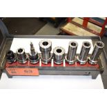 LOT/ (8) BT 40 TOOL HOLDERS