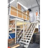 MFG UNKNOWN APPROX. 24' X 16' X 13'H ALL-BOLTED CONSTRUCTION MEZZANINE STRUCTURE, S/N N/A (CI) [