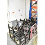 LOT/ ROLLING RACKS