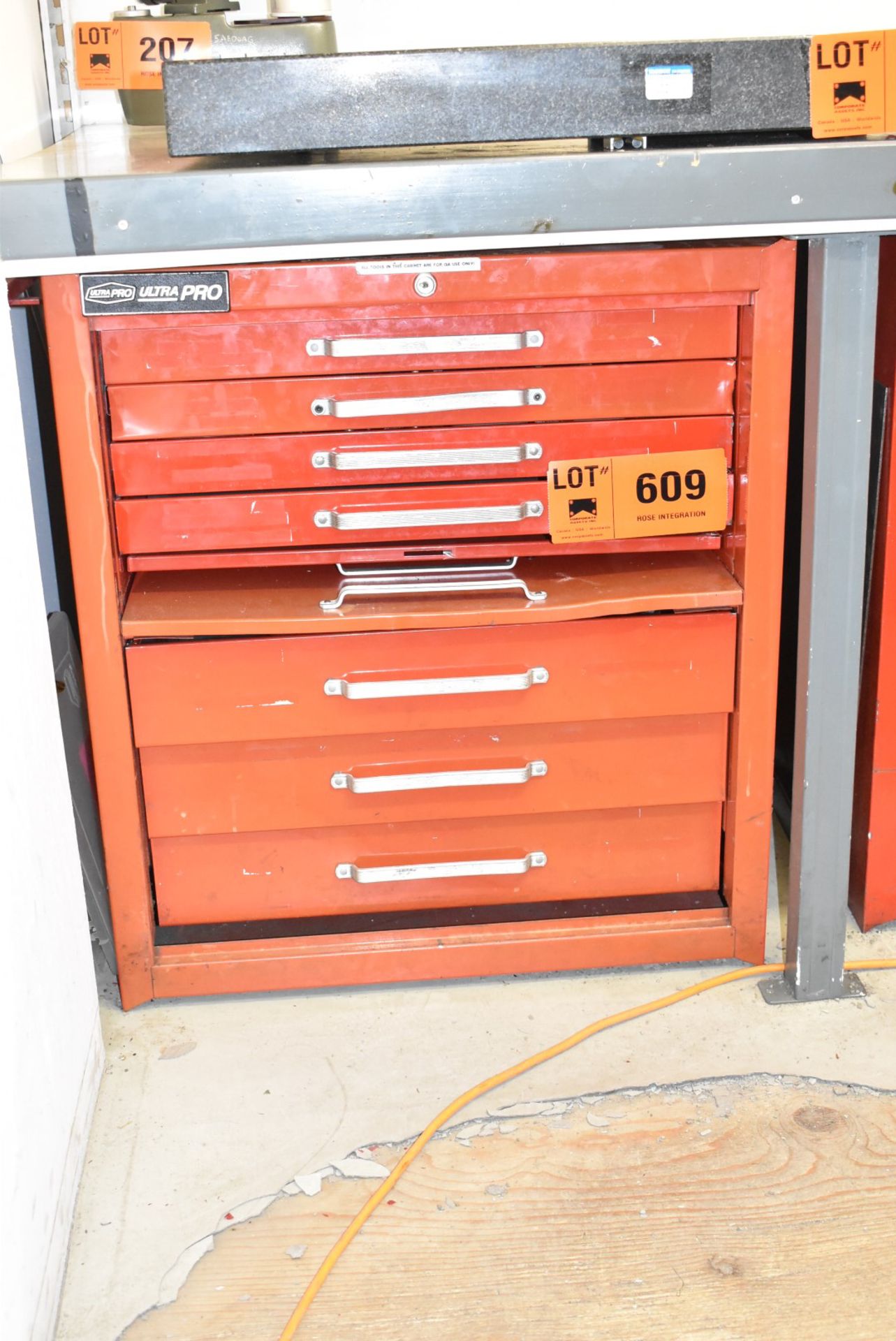 LOT/ ULTRA PRO TOOLBOX WITH INSPECTION EQUIPMENT
