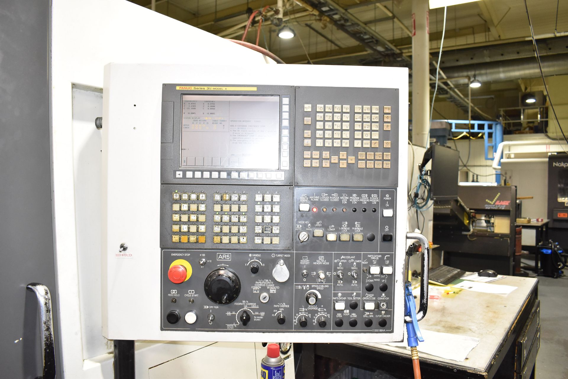 NAKAMURA-TOME (2005) WT-100 MMYS MULTI-AXIS OPPOSED SPINDLE AND TWIN TURRET CNC MULTI-TASKING CENTER - Image 8 of 17